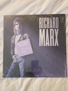Richard Marx Vinyl Record - Purple Cover Sealed But Side Was Opened VG++NM